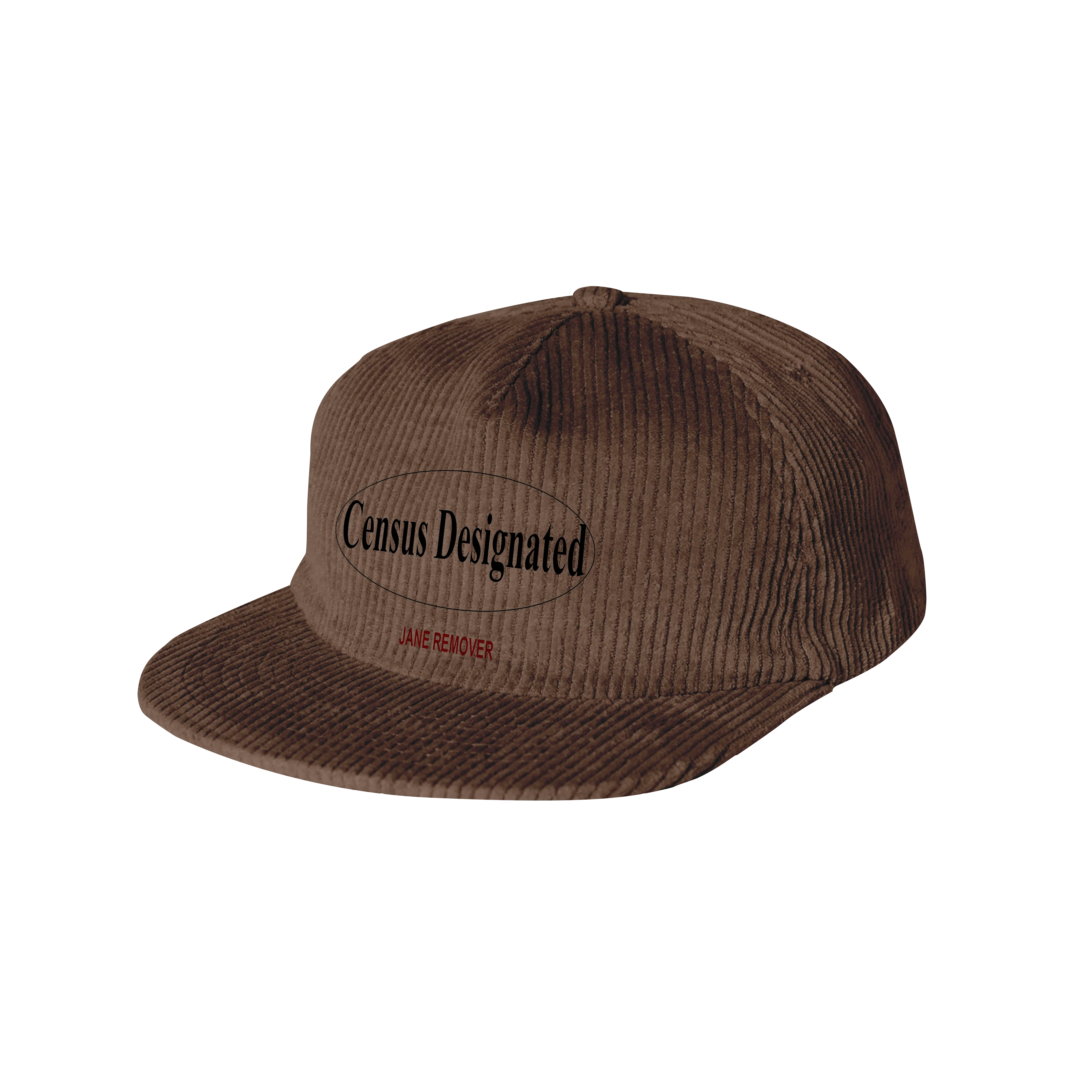Census Designated Embroidered Walnut Hat